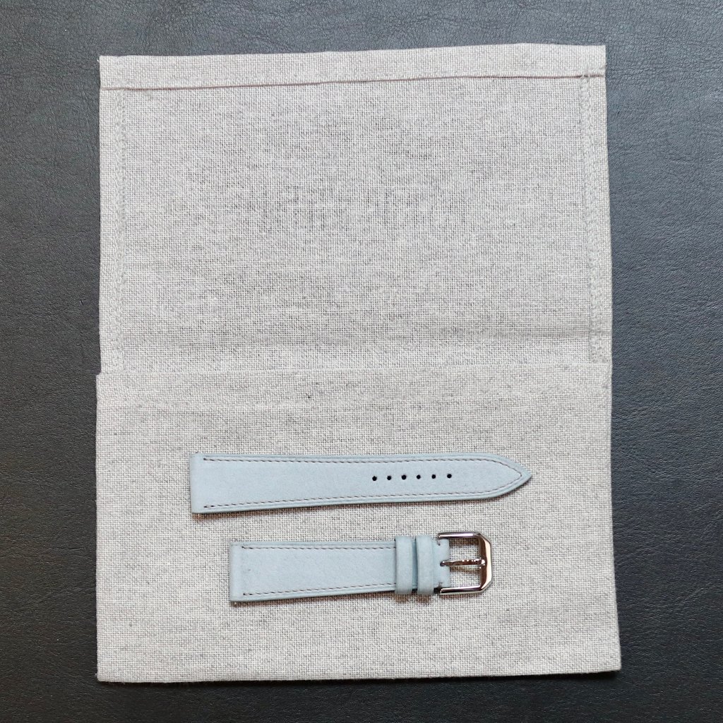 【ATELIER ROMANE】Azur blue Nubuck - rubber liningの画像