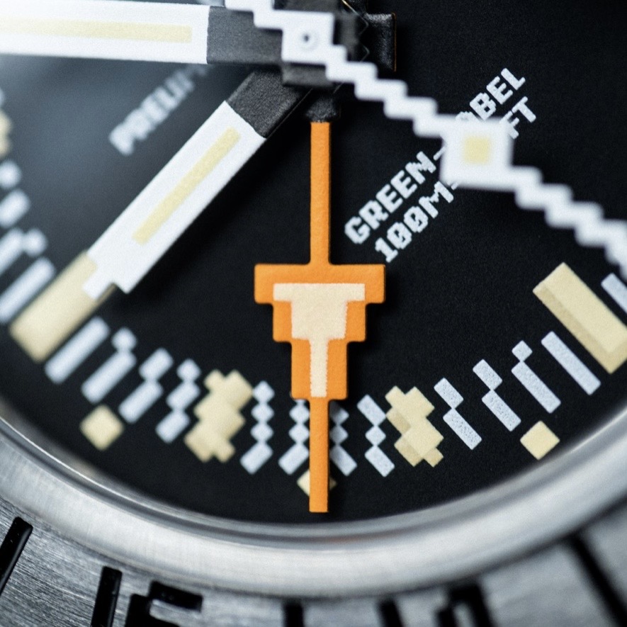【WMT WATCH 】EB0010PG  / Pixel Art Series / Green - Labelの画像