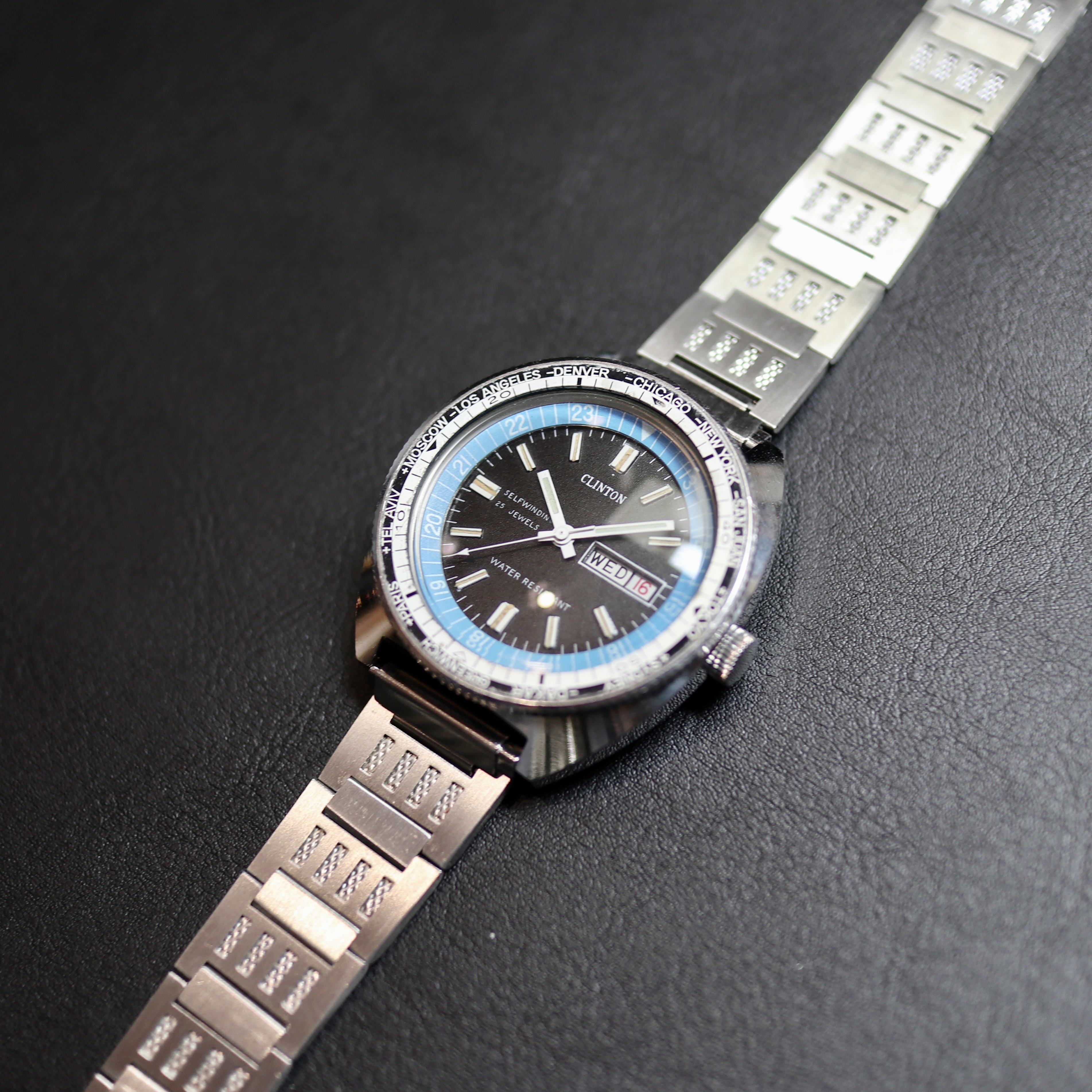 【CLINTON】Divers DayDate Vintage / 腕時計 メンズ おしゃれ ブランド 人気 30代 40代 50代 60代 おすすめ プレゼント画像