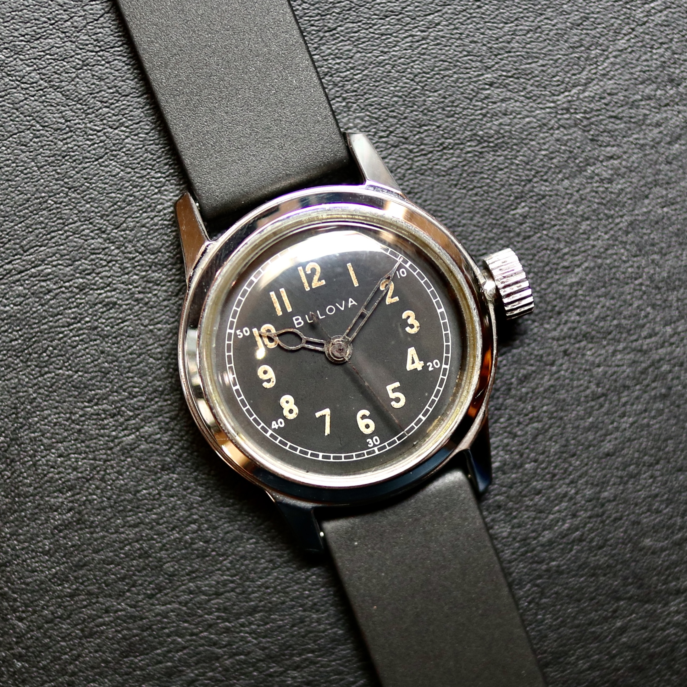 【BULOVA】Vintage military / 腕時計 メンズ おしゃれ ブランド 人気 30代 40代 50代 60代 おすすめ プレゼント画像