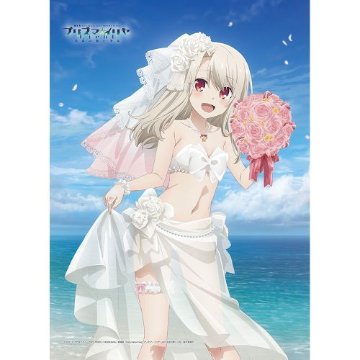 劇場版「Fate/kaleid liner プリズマ☆イリヤ Licht 名前の無い少女」 描き下ろしB2タペストリー(イリヤ/ウエディング水着)画像