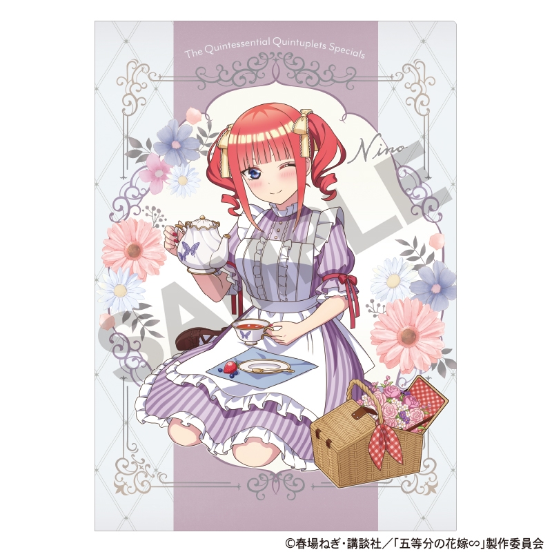 五等分の花嫁 シングルクリアファイル 中野二乃 ピクニックの画像