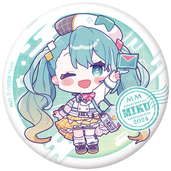 初音ミク マジカルミライ2024 ぷにぷに缶バッジ 初音ミク 鹿田ないVer.の画像