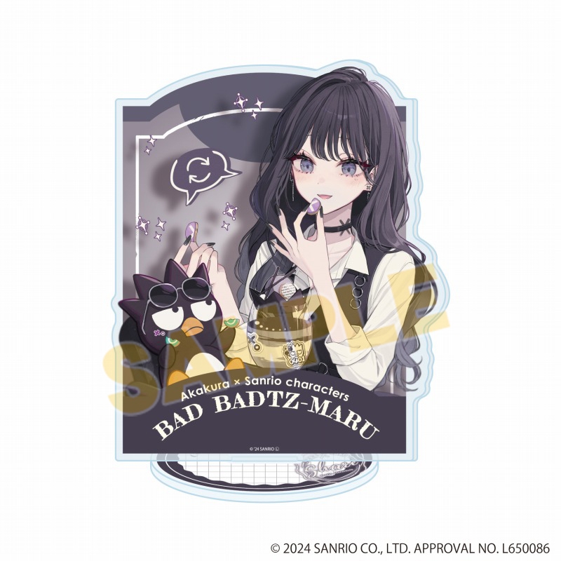 アクリルスタンド「赤倉×はぴだんぶい」37/バッドばつ丸（コラボイラスト）の画像