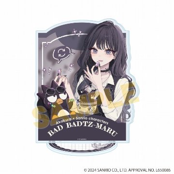 アクリルスタンド「赤倉×はぴだんぶい」37/バッドばつ丸（コラボイラスト）の画像