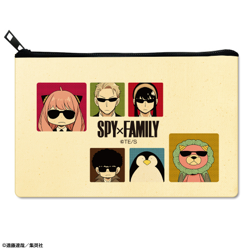 SPY x FAMILY フラットポーチ デザイン 04 (集合)の画像