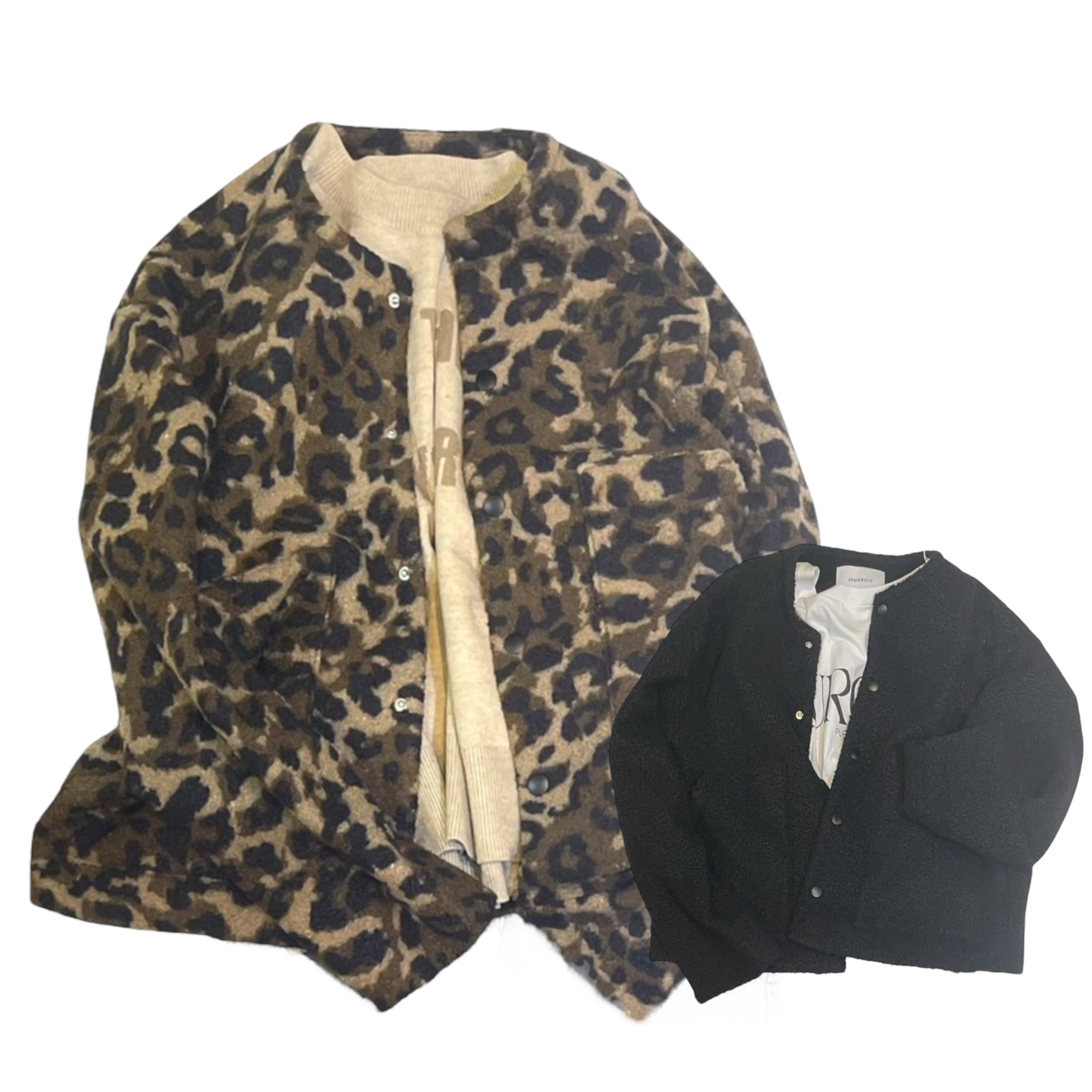 Johnbull(ジョンブル) ボアカーディガン（WOMENS）の画像