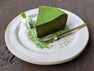 ミニサイズ 星野抹茶のベイクドチーズケーキ（12㎝ホール）の画像