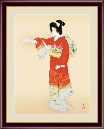 日本画家   上村松園　　1875~1949画像