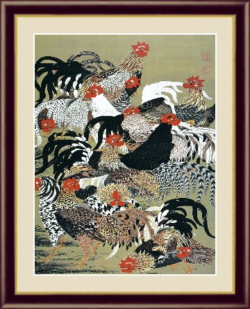 日本の名画　伊藤若冲   1716~1800画像