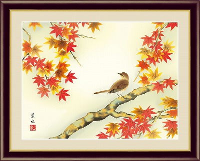 日本の名画の名画　花鳥画　　秋飾り画像