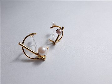 C design　gold　-white pearl×pink-の画像