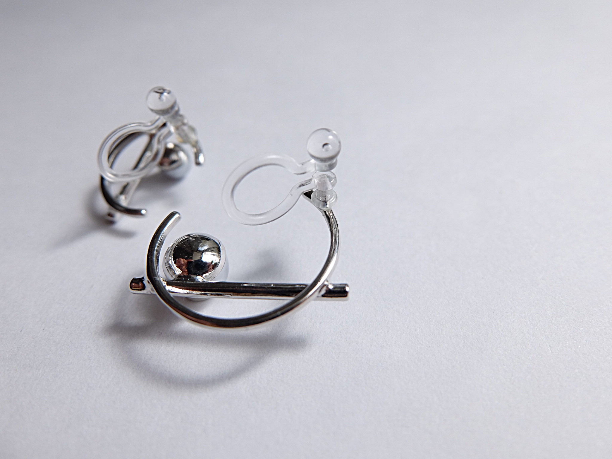 C design  silver　-silver＆white pearl-の画像