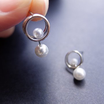 double ring short　-silver- の画像