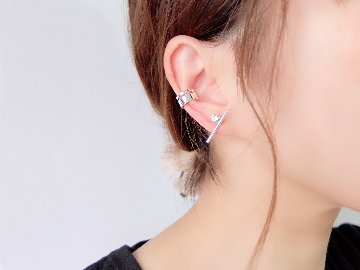 ear cuff　-silver-の画像