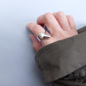 ORIGAMI ring　-silver925-の画像