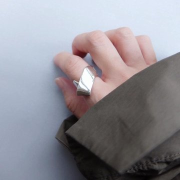 ORIGAMI ring　-silver925-の画像