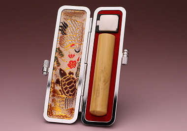 【安心印鑑工房】個人認印用はんこ：昭和つげ12㍉丸の画像