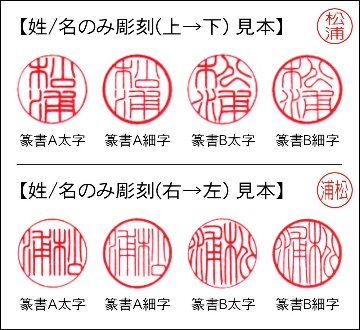 【秀碩の工房】個人認用はんこ：柘13.5㍉丸の画像