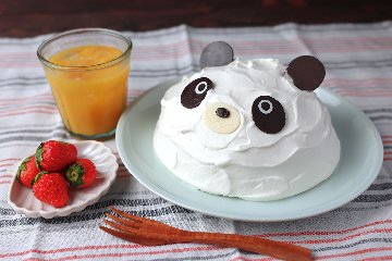 バースデーケーキ　アニマルデコレーションぱんだの画像
