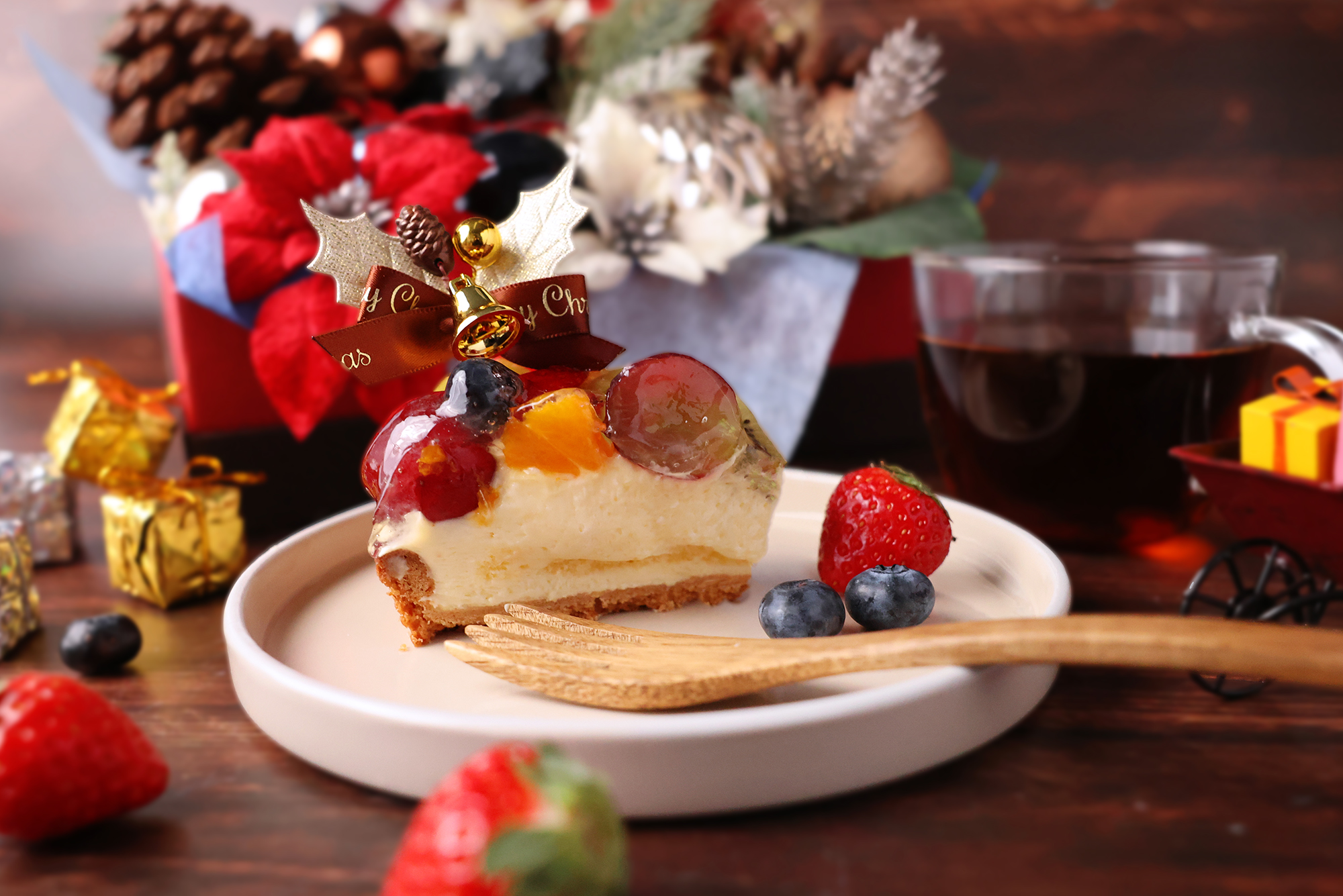 クリスマス限定　フルーツタルトの画像