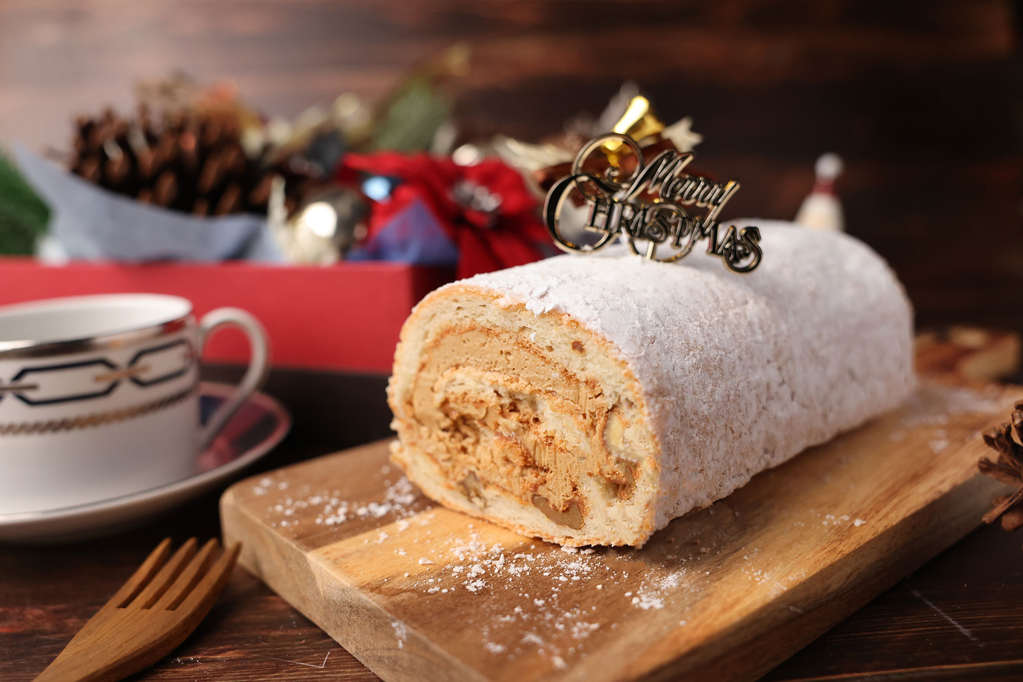 クリスマス限定　モカスイートロールの画像