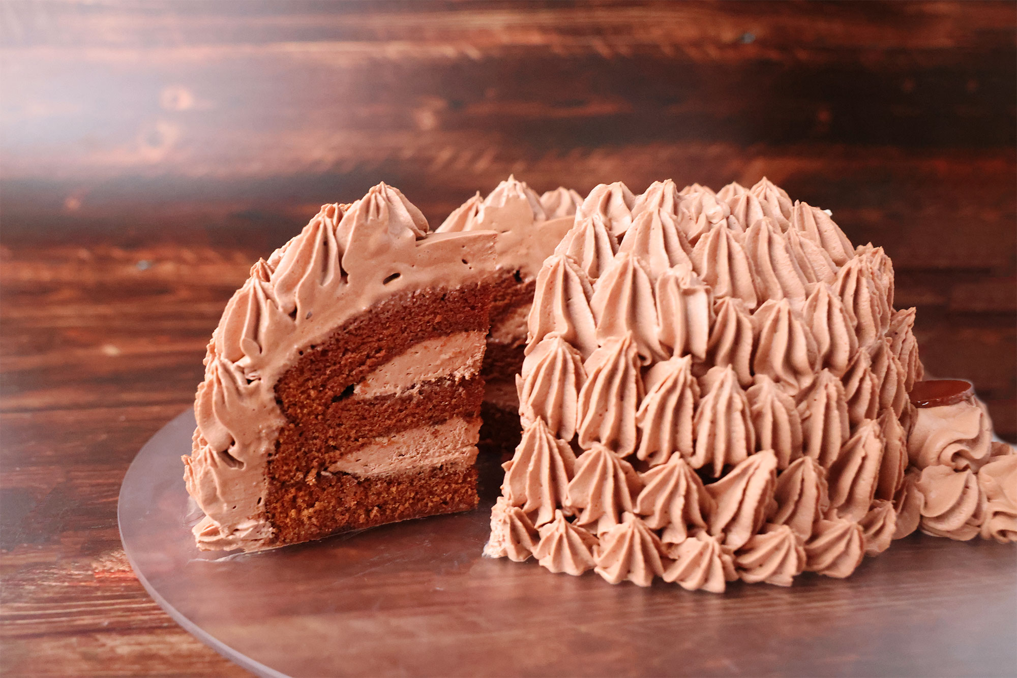 バースデーケーキ　アニマルデコレーションくまの画像