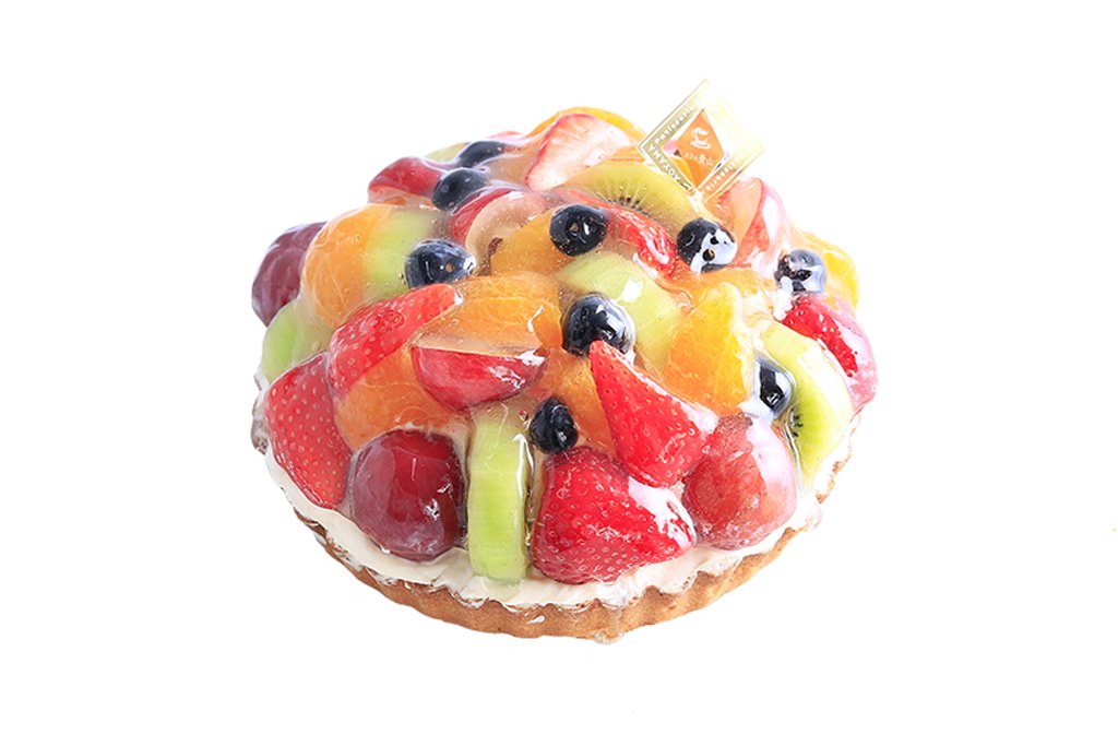 バースデーケーキ　フルーツタルトの画像