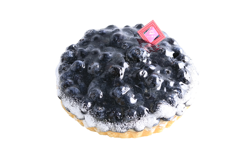 バースデーケーキ　ブルーベリータルトの画像