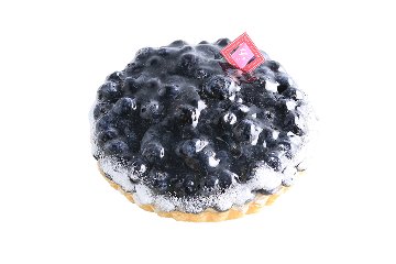 バースデーケーキ　ブルーベリータルト画像