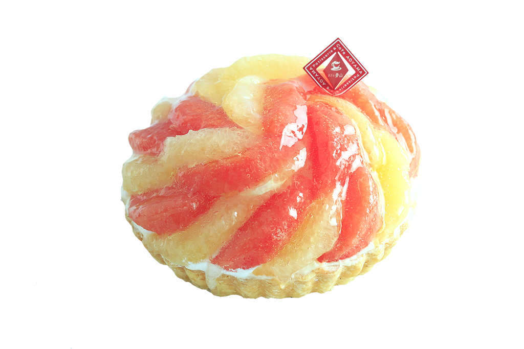 バースデーケーキ　グレープフルーツタルトの画像