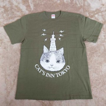 CAT'S INN TOKYOオリジナル ロゴ半袖Tシャツ画像