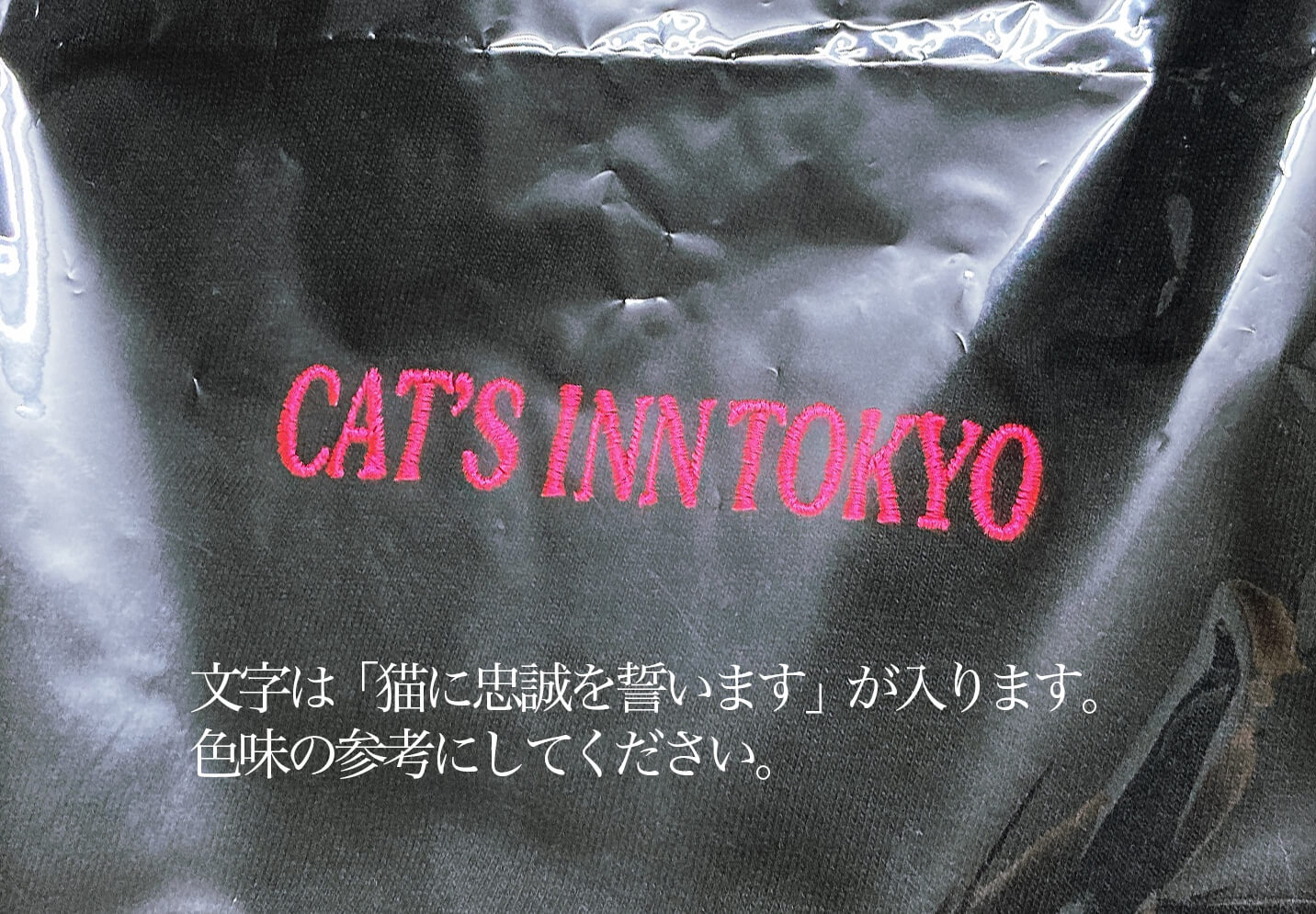 【予約〜26年5月納品】猫に忠誠を誓いますTシャツ(CITワッペン有無選択）の画像