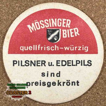 MOSSINGER BIER コースターの画像