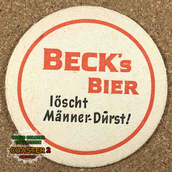 BECKｓBIER コースターの画像