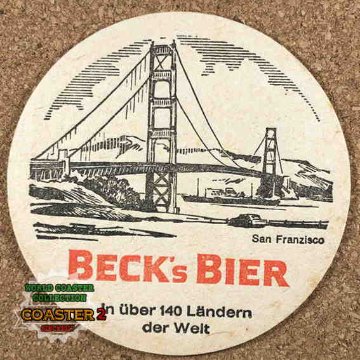 BECKｓBIER コースターの画像