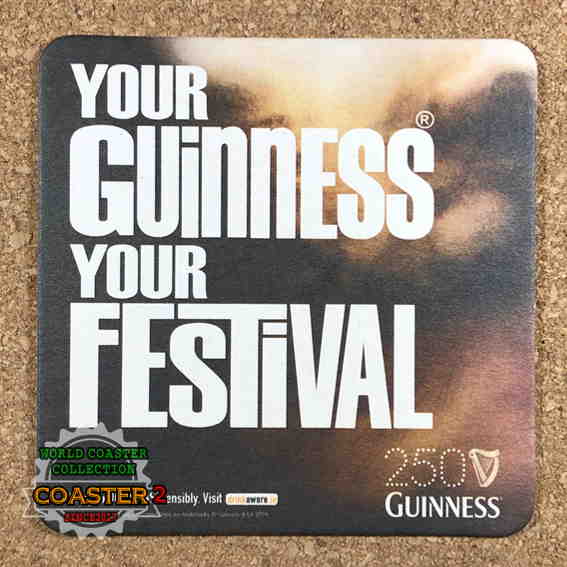 GUINNESS コースターの画像