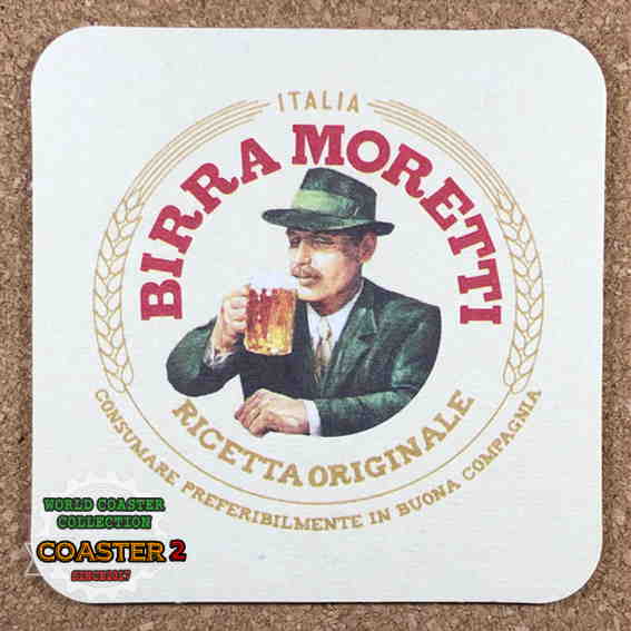 BIRRA MORETTI コースターの画像