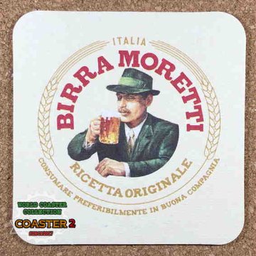 BIRRA MORETTI コースターの画像