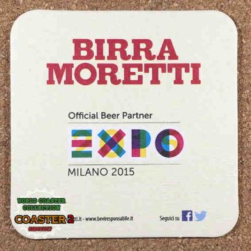 BIRRA MORETTI コースターの画像