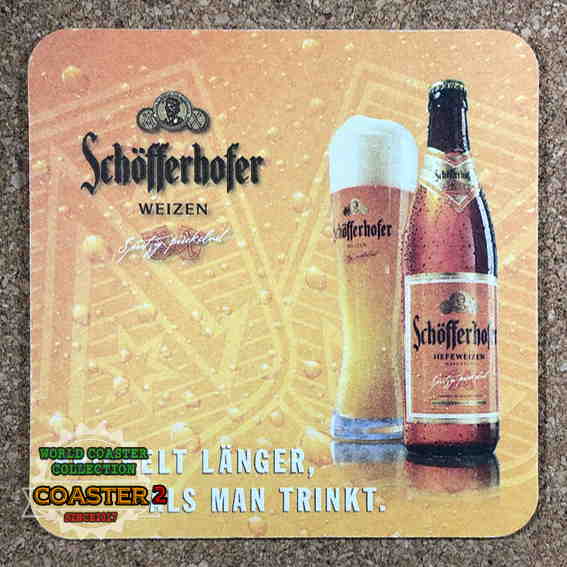 Schöfferhofer HEFEWEIZEN コースターの画像