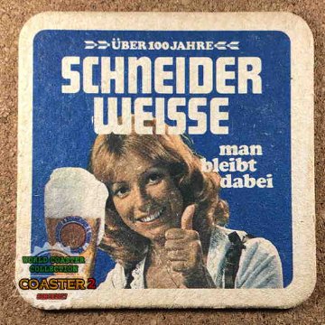 SCHNEIDER WEISSE コースターの画像