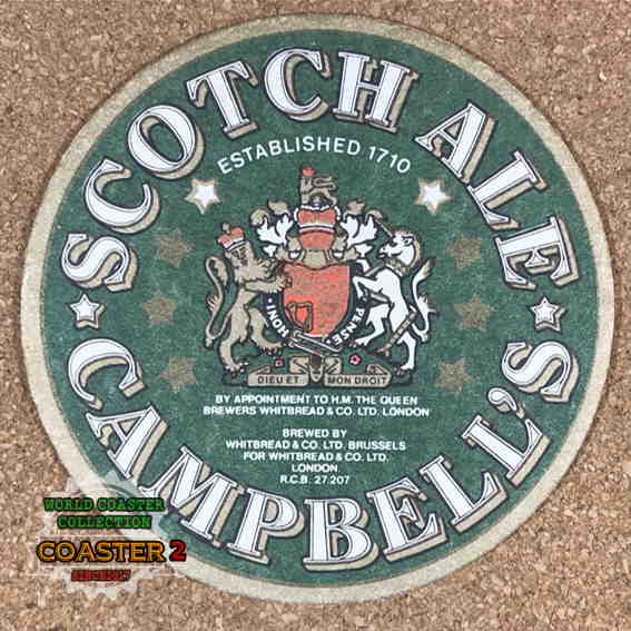 CAMPBELL'S SCOTCH ALE コースターの画像