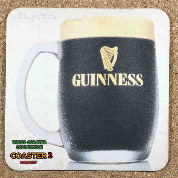 GUINNESS コースターの画像