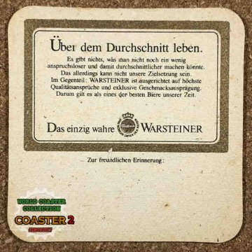 Warsteiner コースターの画像