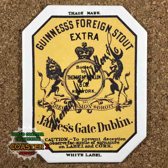 GUINNESS コースターの画像