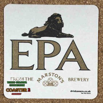 MARSTON'S　EPA コースターの画像