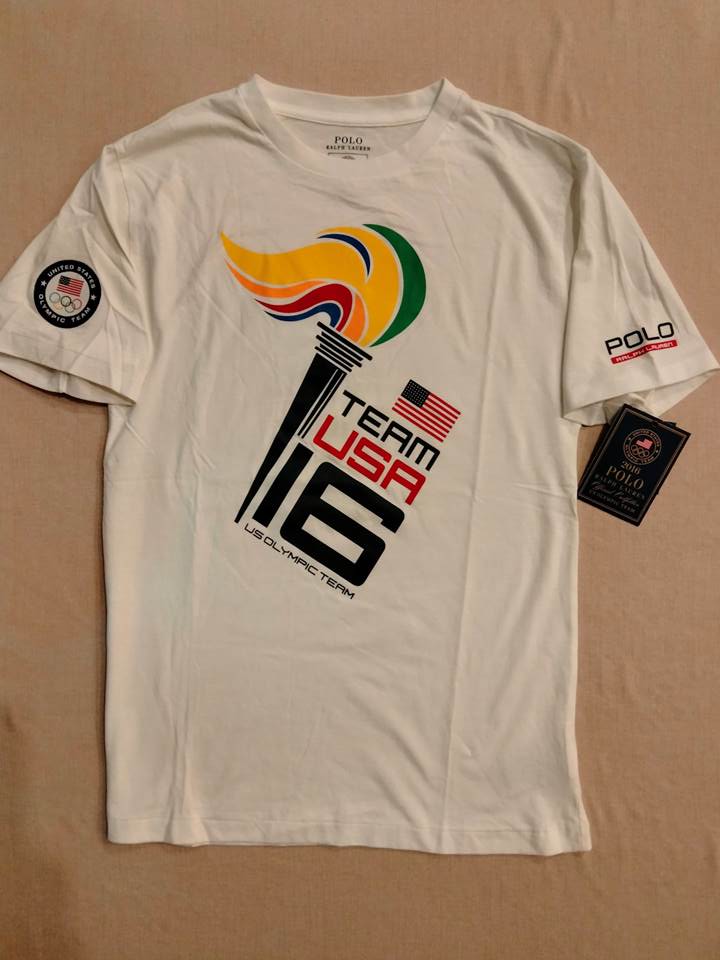 ポロ ラルフローレン 2016年 リオ オリンピック 五輪 アメリカ チーム Tシャツ画像