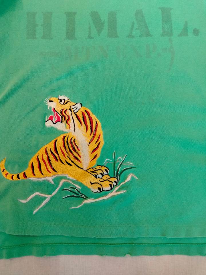 ポロ ラルフローレン Polo Ralph Lauren 刺繍 ポロシャツ 星条旗 半袖 シャツ アメリカ 国旗 フラッグ スカジャン スーベニア ジャケット（USED品）画像