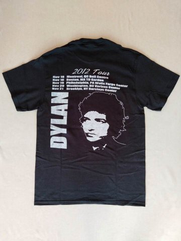 ボブ・ディラン Bob Dylan Tシャツ ブラック マーク・ノップラー（USED品）画像
